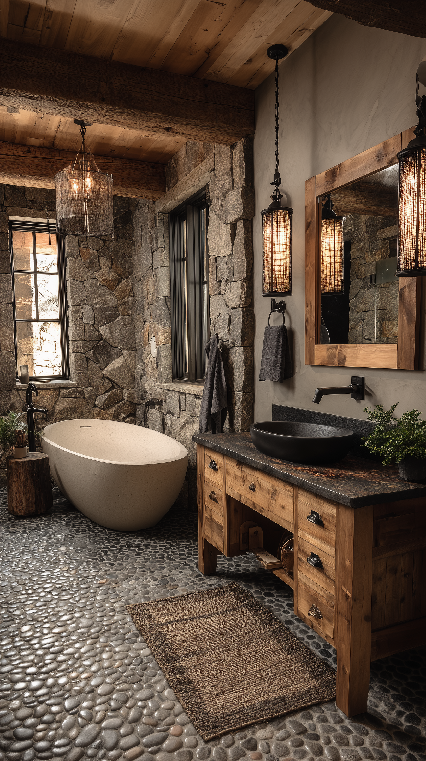 Rustic Ranch Bathroom